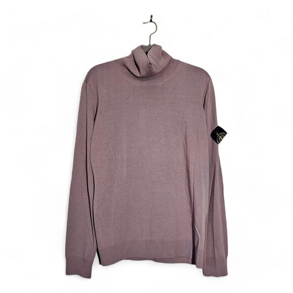 Stone Island Sweater Lavender 7715525C4 2022 Roll Neck Knit size Large $533 NWT - Picture 1 of 7
